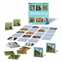 Outlet Ravensburger Memory Zwierzątka 20879 Gra Pamięciowa dla Dzieci od 3