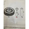 Outlet BIG 1260 KÓŁKA DO JEŹDZIKA BOBBY CAR FLUSHER 3 SZT CZARNY