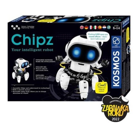 Outlet Kosmos Chipz inteligentny robot do zbudowania dla dziecka od 8 lat