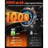 Outlet Smartwatch Męski Militarny 1,91" AMOLED 1000mAh 5ATM BT Czarny