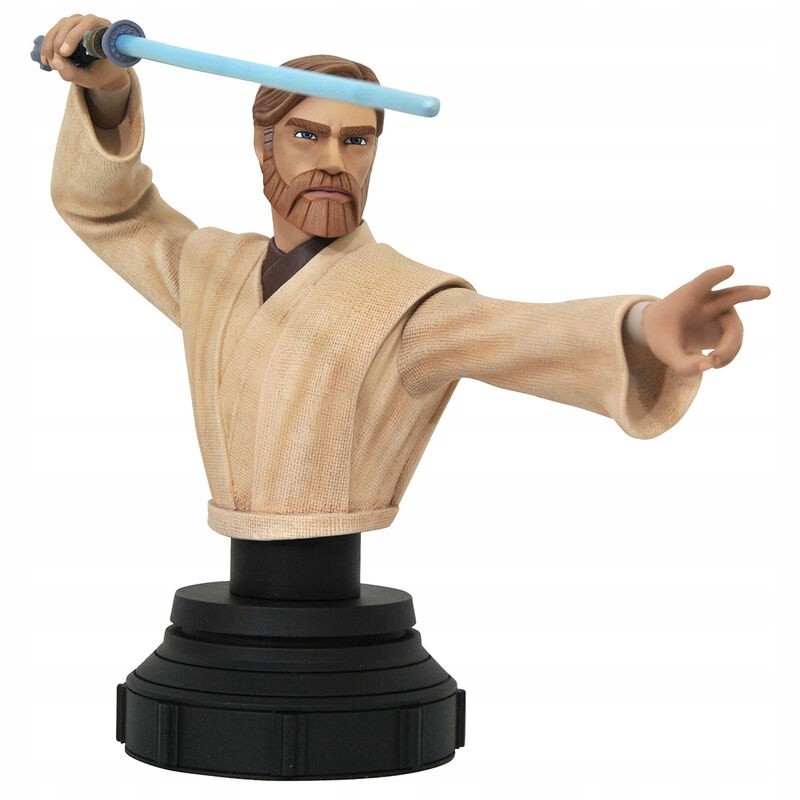 Outlet Figurka Obi-Wan Kenobi 15cm Star Wars Clone Wars Diamond Select 1:7