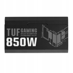 Outlet Zasilacz modularny ASUS TUF Gaming 850 W 80 PLUS GOLD Czarny
