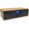 USZKODZONY Radioodtwarzacz MOOOV 477380 Mikrowieża HiFi Bluetooth CD USB FM