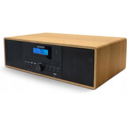 USZKODZONY Radioodtwarzacz MOOOV 477380 Mikrowieża HiFi Bluetooth CD USB FM