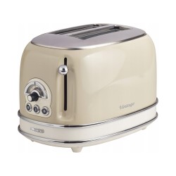 Outlet Toster dwuszczelinowy Ariete Vintage 2 Tosty Grzanki 810W beżowy