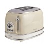 Outlet Toster dwuszczelinowy Ariete Vintage 2 Tosty Grzanki 810W beżowy