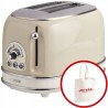 Outlet Toster dwuszczelinowy Ariete Vintage 2 Tosty Grzanki 810W beżowy