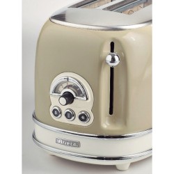 Outlet Toster dwuszczelinowy Ariete Vintage 2 Tosty Grzanki 810W beżowy
