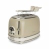Outlet Toster dwuszczelinowy Ariete Vintage 2 Tosty Grzanki 810W beżowy