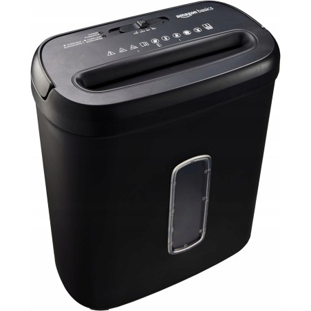 Outlet Amazon Basics niszczarka C276-A 8 arkuszy P-4 CD poj. 16.8 L 68 dB