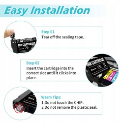 Outlet Tusze Fentec do drukarki Epson 603 XL XP-4150 XP-3150 XP-2150 5 szt.