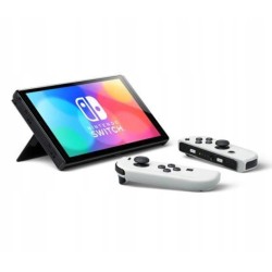 Outlet Nintendo Switch Oled 7'' biały Joy-Con model 10007766 64GB OPIS