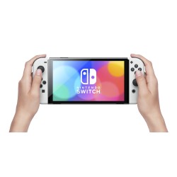 Outlet Nintendo Switch Oled 7'' biały Joy-Con model 10007766 64GB OPIS