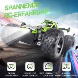Outlet Zdalnie Sterowane Auto Pmgud 1:18 20+ km/h Offroad Monster Zielone