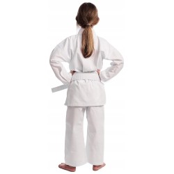Kimono do Karate Ippongear dla Dzieci 220g z Białym Pasem 170cm EU