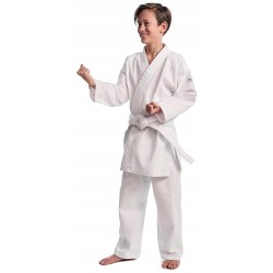 Kimono do Karate Ippongear dla Dzieci 220g z Białym Pasem 170cm EU