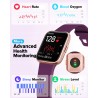 Outlet Smartwatch 1.8" sportowy kompatybilny z iOS Android Alexa bordowy