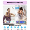 Outlet Smartwatch 1.8" sportowy kompatybilny z iOS Android Alexa bordowy