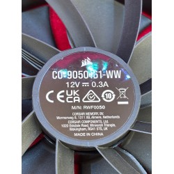 Wentylator Corsair 120x120 mm max 1300 RPM średnica 12 cm hałas 24,7dB