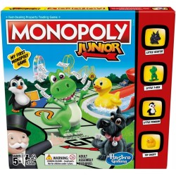 Outlet Gra planszowa Hasbro Monopoly Junior wiek 5lat+ 2-4 graczy Wersja EN