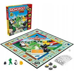 Outlet Gra planszowa Hasbro Monopoly Junior wiek 5lat+ 2-4 graczy Wersja EN