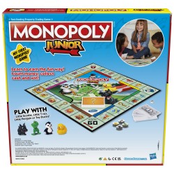 Outlet Gra planszowa Hasbro Monopoly Junior wiek 5lat+ 2-4 graczy Wersja EN