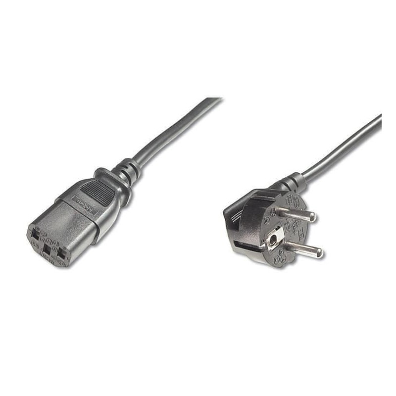 Outlet Kabel zasilający PremiumCord Schuko-C13 230V/10A 10m (kpsp10) Czarny