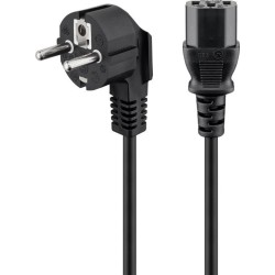 Outlet Kabel zasilający PremiumCord Schuko-C13 230V/10A 10m (kpsp10) Czarny
