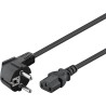 Outlet Kabel zasilający PremiumCord Schuko-C13 230V/10A 10m (kpsp10) Czarny