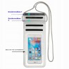 Outlet Baikeen Wodoodporne etui IPX8 do maks 6,9" Przeźroczysto-Srebrne