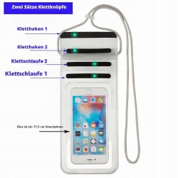Outlet Baikeen Wodoodporne etui IPX8 do maks 6,9" Przeźroczysto-Srebrne