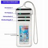 Outlet Baikeen Wodoodporne etui IPX8 do maks 6,9" Przeźroczysto-Srebrne