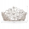 Outlet Wicked. Korona z bąbelków Glinda. The Noble Collection 17 cm Srebrna