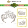 Outlet Wicked. Korona z bąbelków Glinda. The Noble Collection 17 cm Srebrna