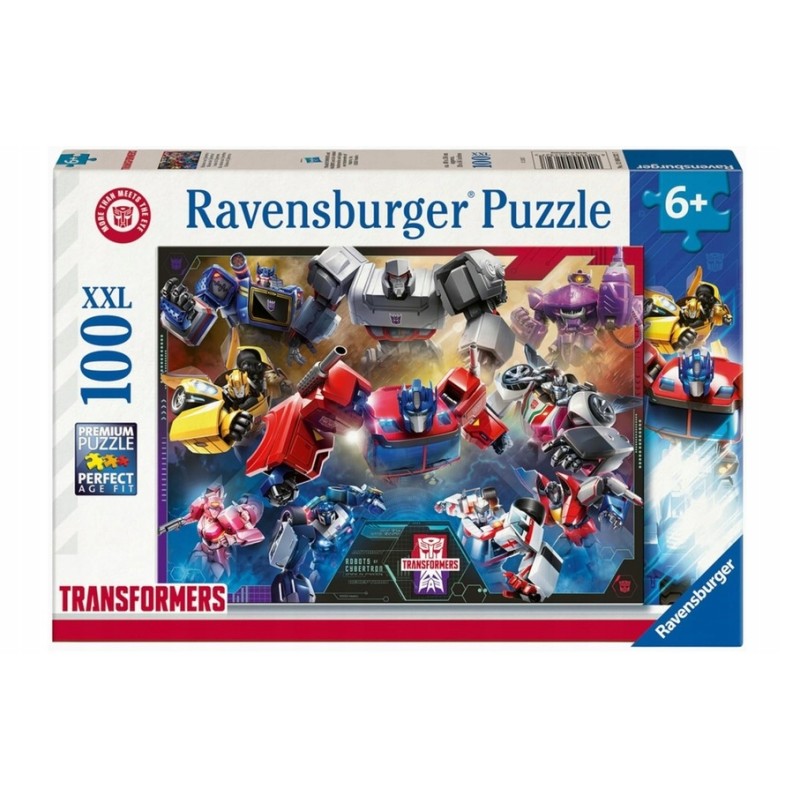 Outlet Puzzle XXL Ravensburger Transformers 100 elementów dla dzieci 6+