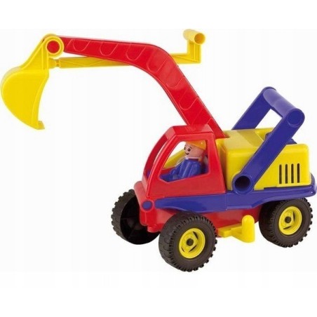 Outlet Koparka 04151 Lena ZL-04151 35x19x35cm Żółto-Czerwono-Niebieska