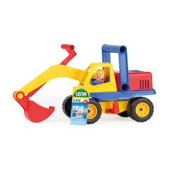 Outlet Koparka 04151 Lena ZL-04151 35x19x35cm Żółto-Czerwono-Niebieska