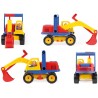Outlet Koparka 04151 Lena ZL-04151 35x19x35cm Żółto-Czerwono-Niebieska