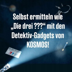 USZKODZONY Kamera szpiegowska KOSMOS Die DREI elastyczne ramie Czarna