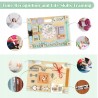 Outlet Duża Dwustronna Tablica Montessori dla dzieci 2-4 lata różne zamki