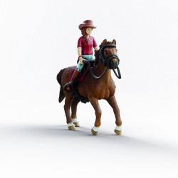 Figurka Schleich HORSE CLUB Hannah & Cayenne 42711