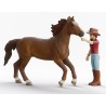 Figurka Schleich HORSE CLUB Hannah & Cayenne 42711