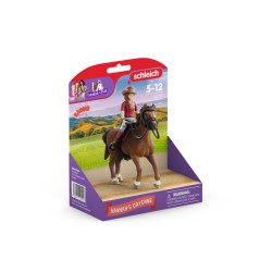 Figurka Schleich HORSE CLUB Hannah & Cayenne 42711