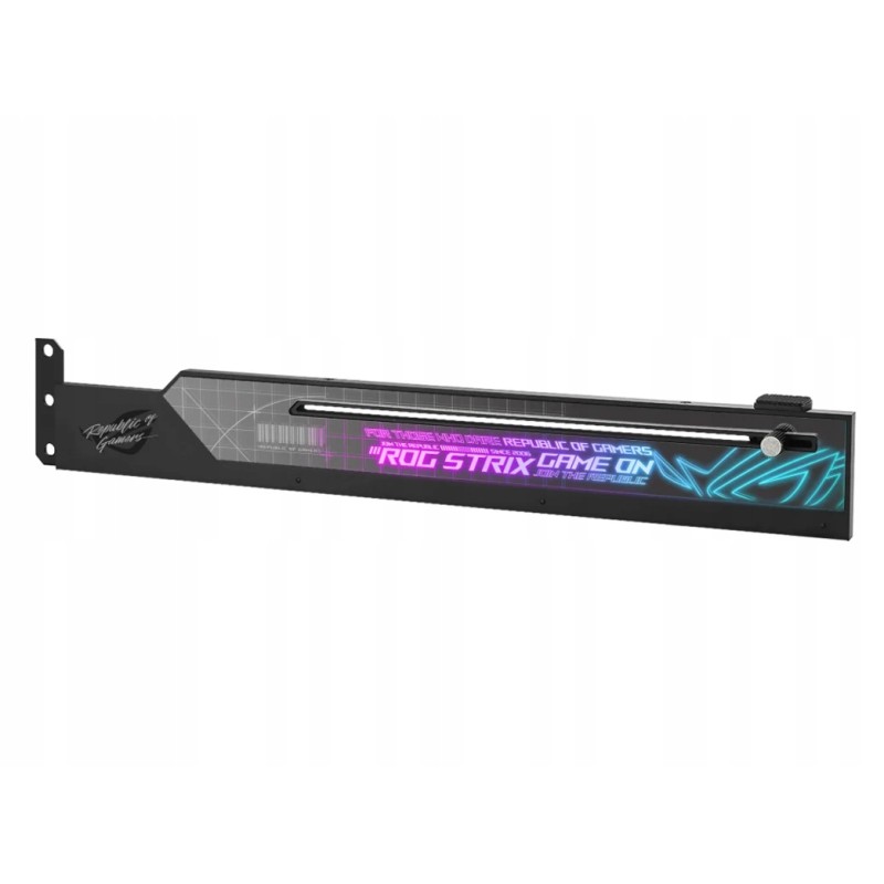 Outlet ASUS ROG Strix Uchwyt do karty graficznej Czarny Podświetlenie LED