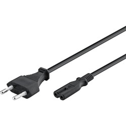 Outlet Kabel zasilający EURO Goobay 95039 5 m Czarny