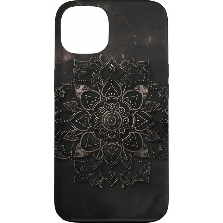 Outlet Etui iPhone 13 Black Mandala Yoga TPU PC odporne na upadki lekkie