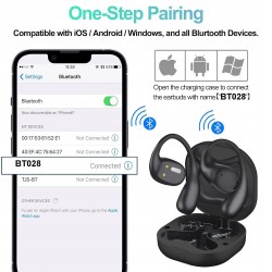 Outlet Słuchawki Bezprzewodowe VEN-DENS G5080 Bluetooth 5.4 IPX5 TWS HiFi