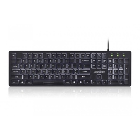 Outlet Perixx PERIBOARD-317 klawiatura USB podświetlana LED slim przewodowa