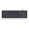 Outlet Perixx PERIBOARD-317 klawiatura USB podświetlana LED slim przewodowa