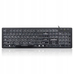 Outlet Perixx PERIBOARD-317 klawiatura USB podświetlana LED slim przewodowa